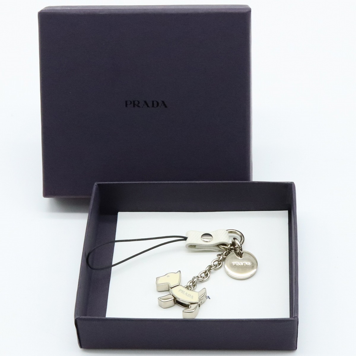 楽天市場】PRADA プラダ チャーム 携帯ストラップ 犬 ドッグ モチーフ
