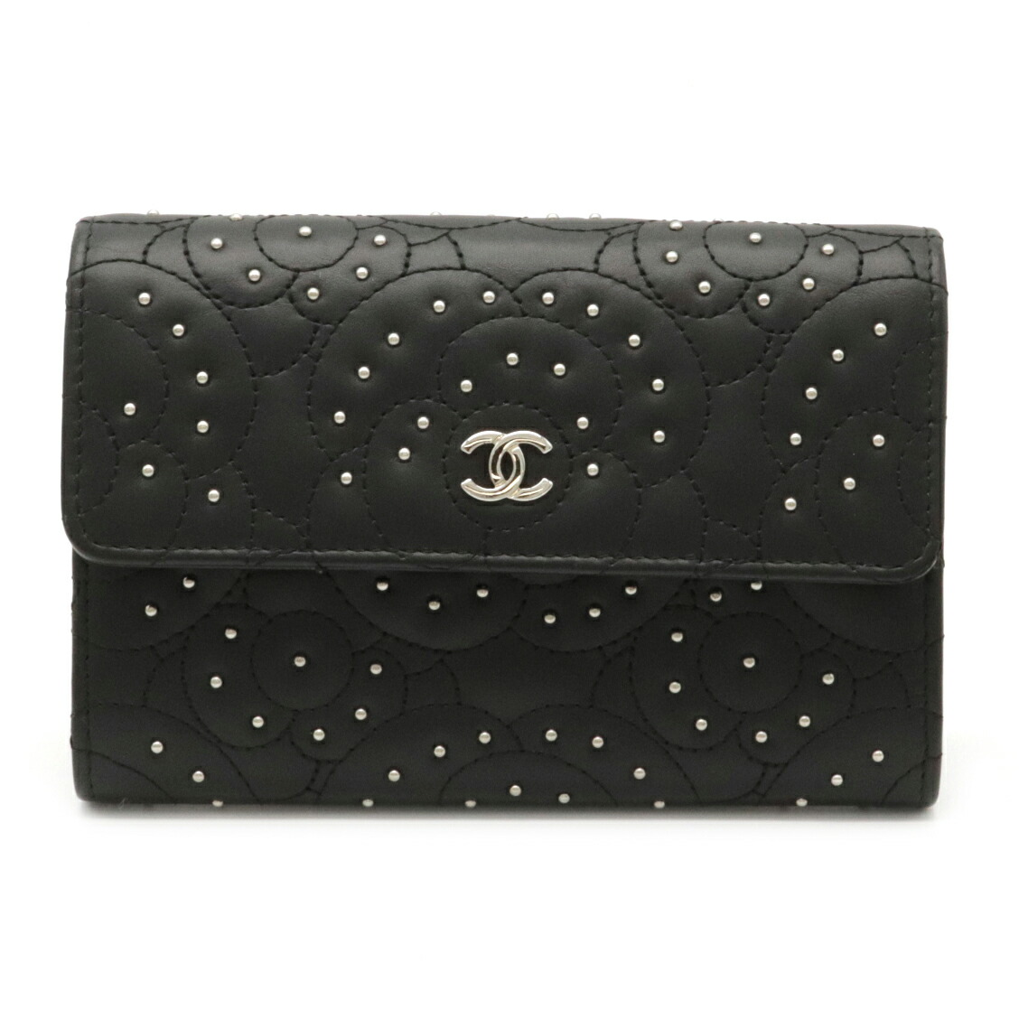 楽天市場】【財布】CHANEL シャネル カメリア ココマーク 2つ折財布 二