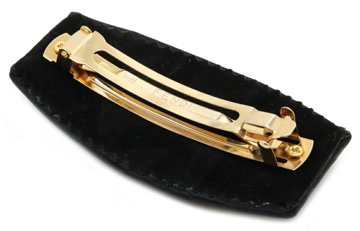楽天市場】FENDI フェンディ ズッカ柄 バレッタ ヘアクリップ ヘア