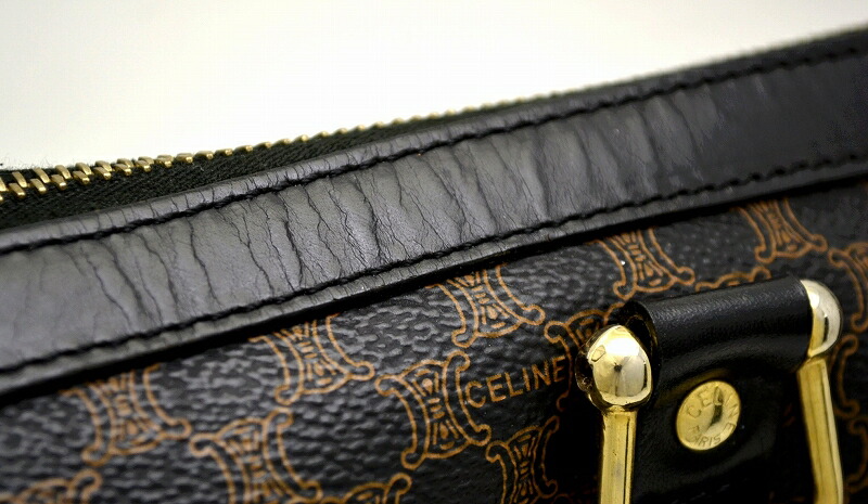 楽天市場】【バッグ】CELINE セリーヌ マカダム柄 ボストンバッグ