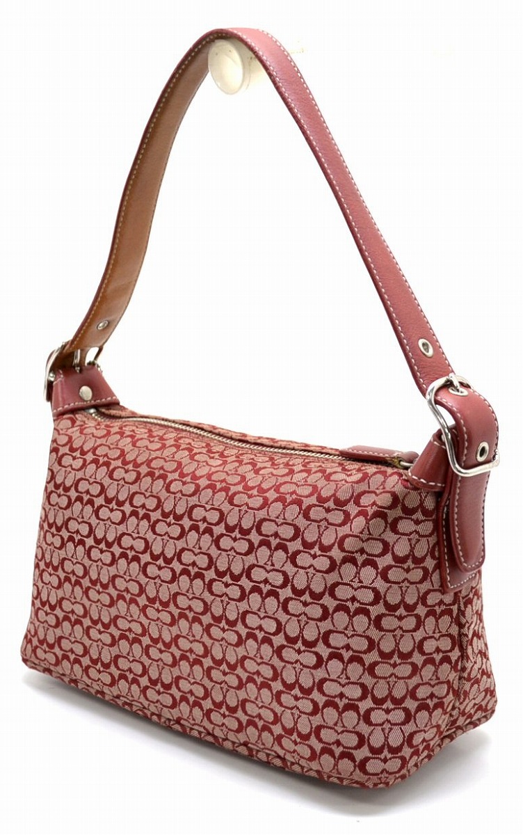 楽天市場】【バッグ】COACH コーチ ミニシグネチャー ミニハンドバッグ