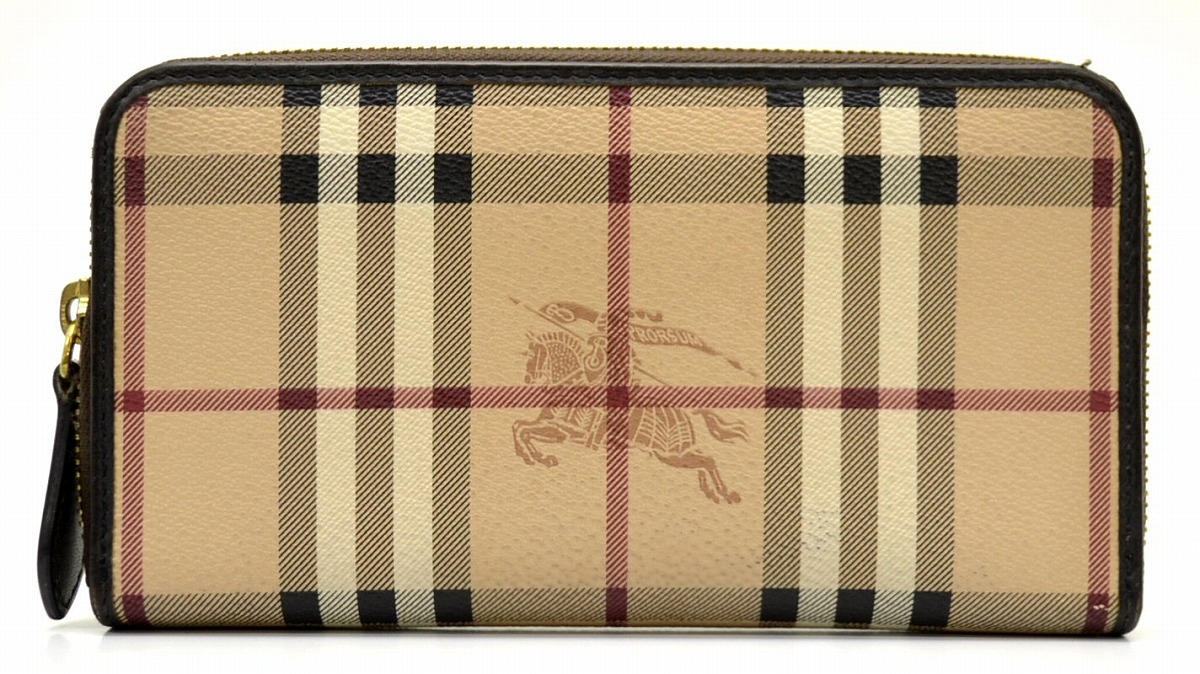 楽天市場】【財布】BURBERRY バーバリー ラウンドファスナー長財布