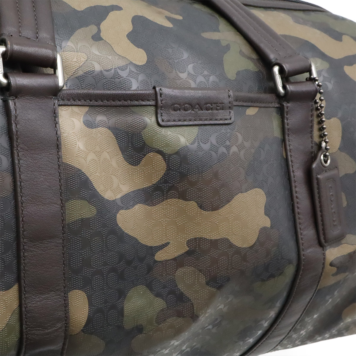 楽天市場】COACH コーチ ミニシグネチャー ボストンバッグ 2WAY