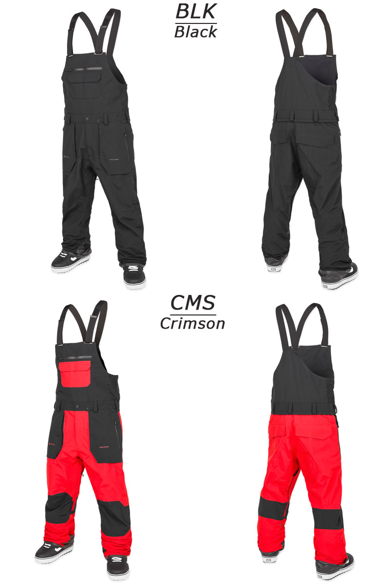 楽天市場】24-25 VOLCOM/ボルコム RAIN GORE-TEX BIB overall 着用説明
