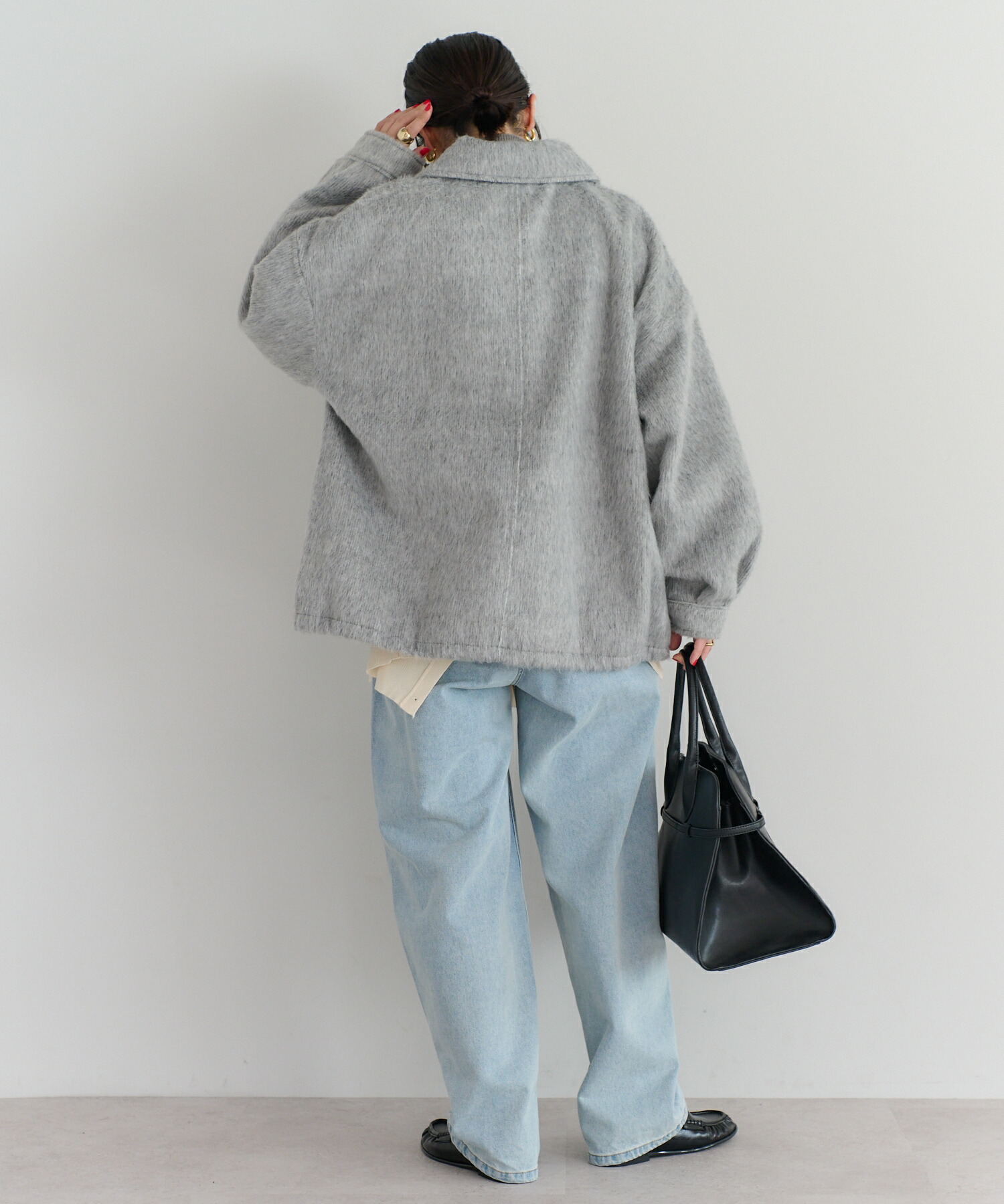 楽天市場】Wジップシャギーミドルブルゾン 88-003965 : BONJOUR SAGAN