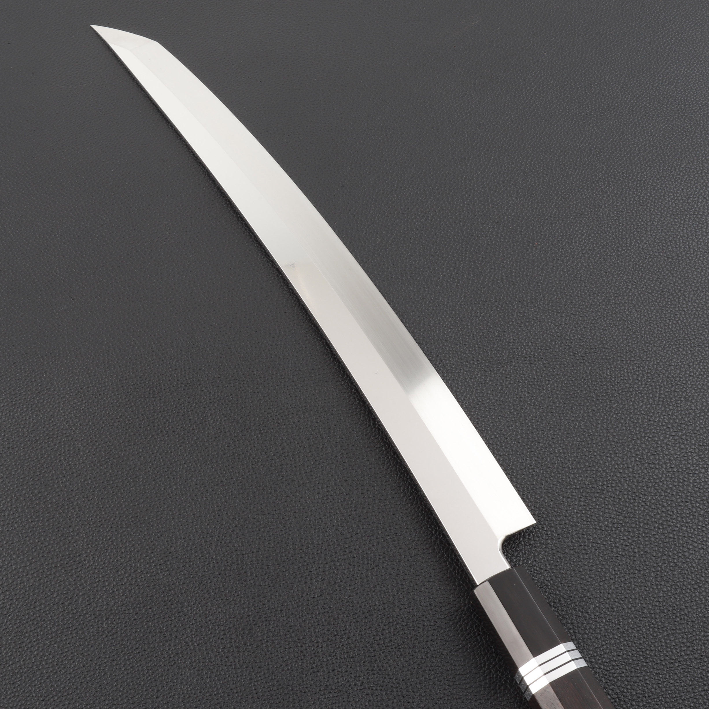 楽天市場】鬼反り先丸包丁 刺身包丁 尺二（刃渡り360mm）通常鏡面