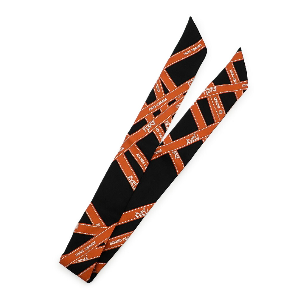 楽天市場】未使用品 HERMES エルメス ツイリー ボルデュック柄