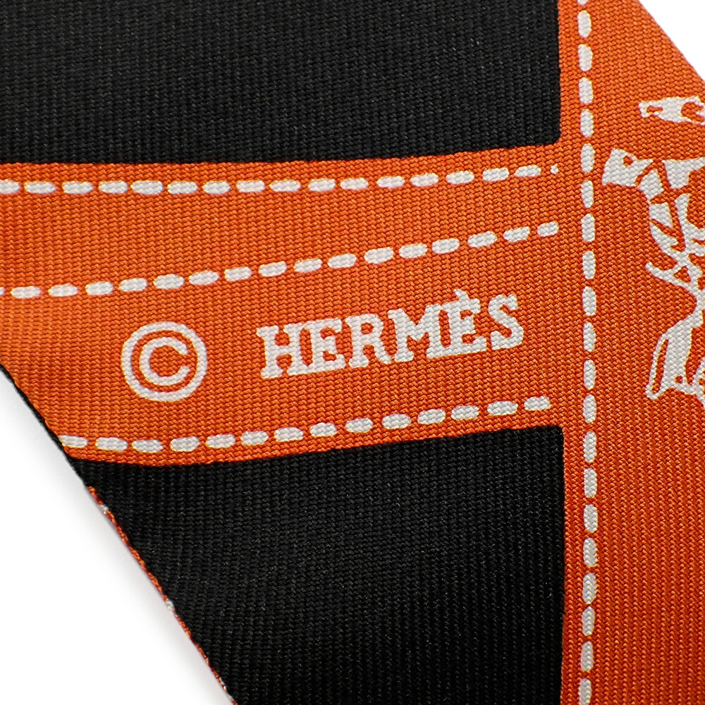 楽天市場】未使用品 HERMES エルメス ツイリー ボルデュック柄