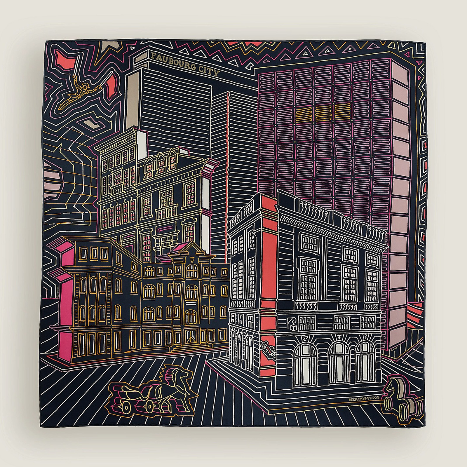 楽天市場】【新品同様・未使用】HERMES エルメス カレ 70 《フォーブル