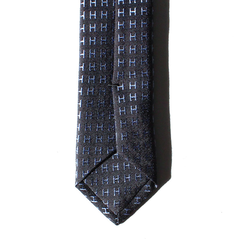 楽天市場】エルメス HERMES ネクタイ H織りタイ 7cm シルク バイカラー