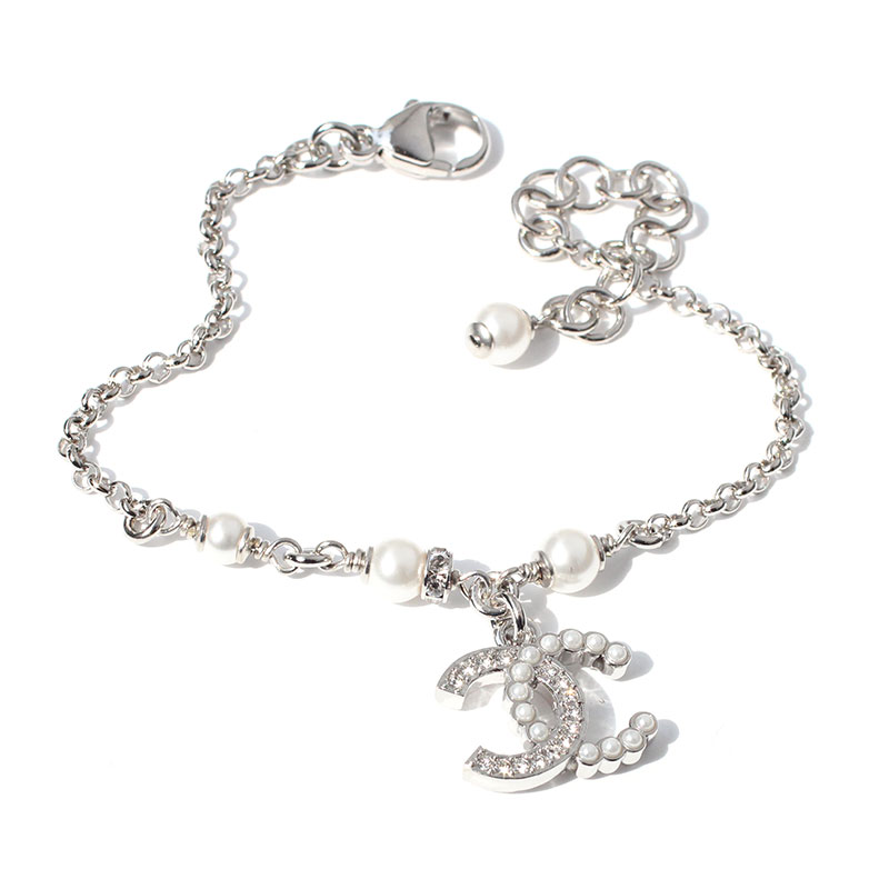 楽天市場】シャネル CHANEL ブレスレット CCマーク メタル ストラス