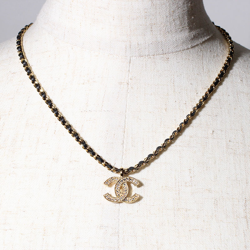 楽天市場】シャネル CHANEL ネックレス チョーカー メタル＆ストラス