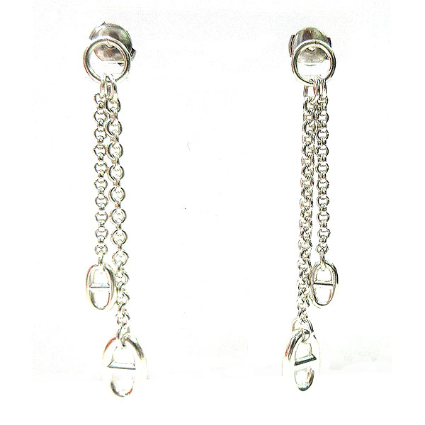 楽天市場】《 新品 》エルメス ニューファランドール チェーン ピアス