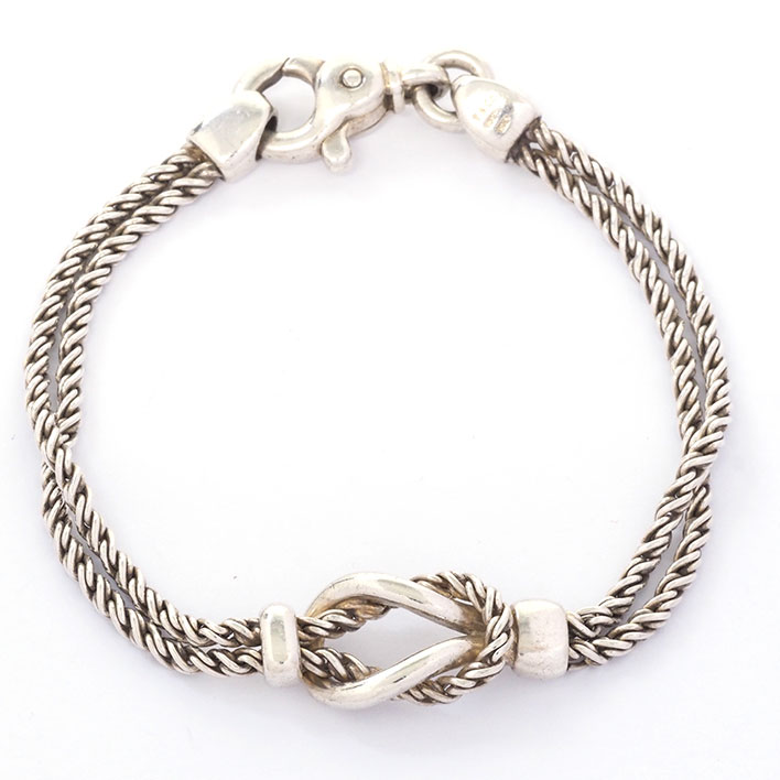 楽天市場】【返品OK】ティファニー センターノット ダブル ロープ