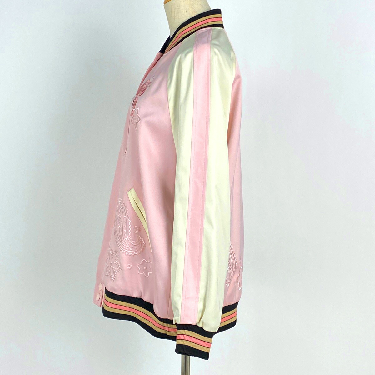 楽天市場】コーチ COACH 花柄刺繍 スカジャン ジャンパー 桜