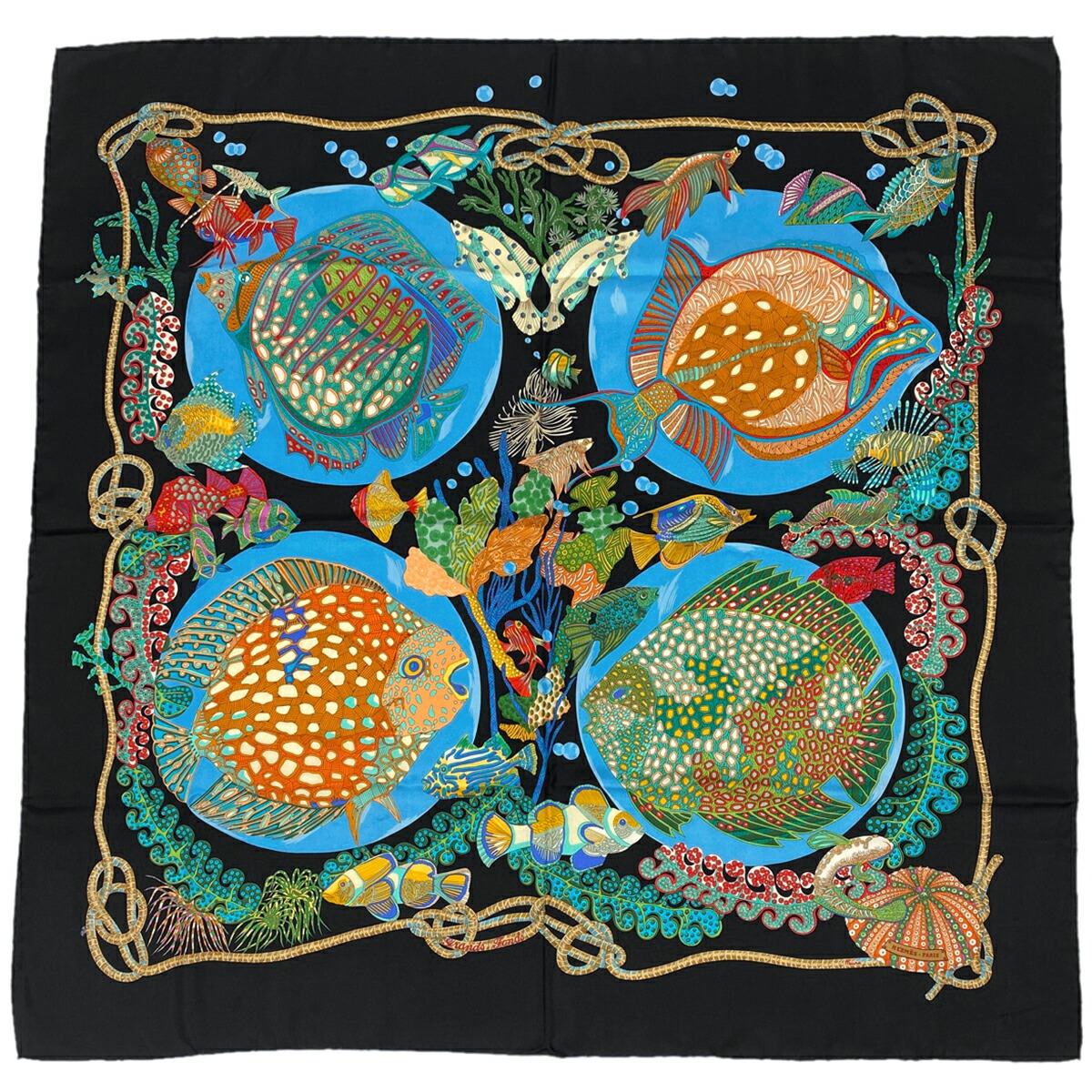 楽天市場】【ラッピング可】エルメス HERMES カレ 90 Grands Fonds