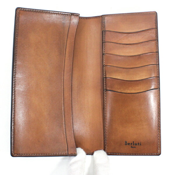 楽天市場】ベルルッティ 二つ折り長財布 札入れ 長札入れ セコイヤ