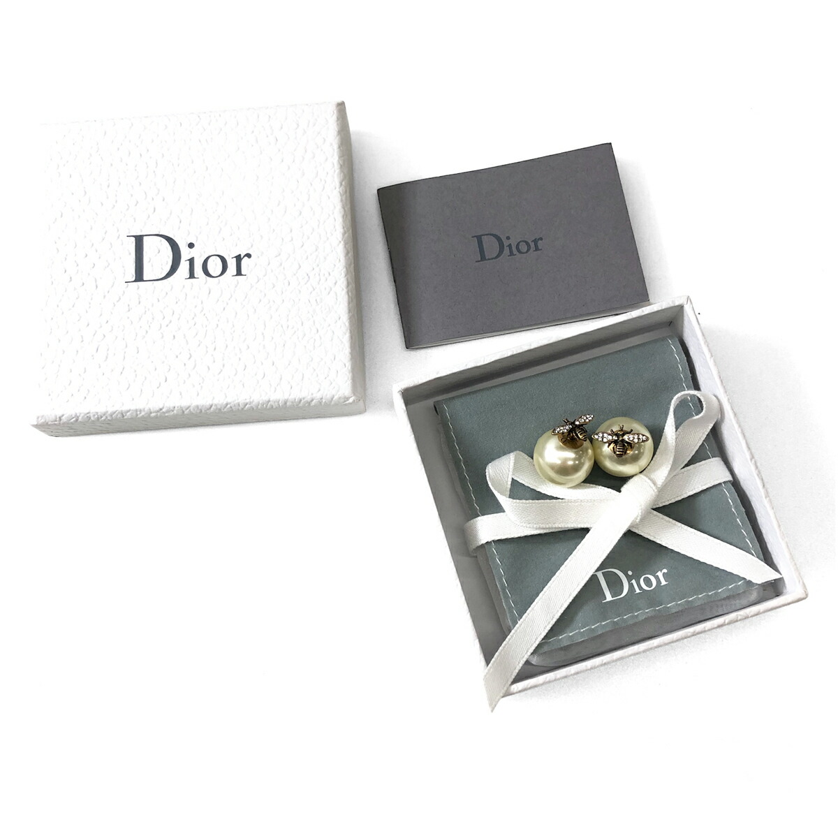 楽天市場】【中古】 クリスチャンディオール 蜂 Bee トライバル ピアス