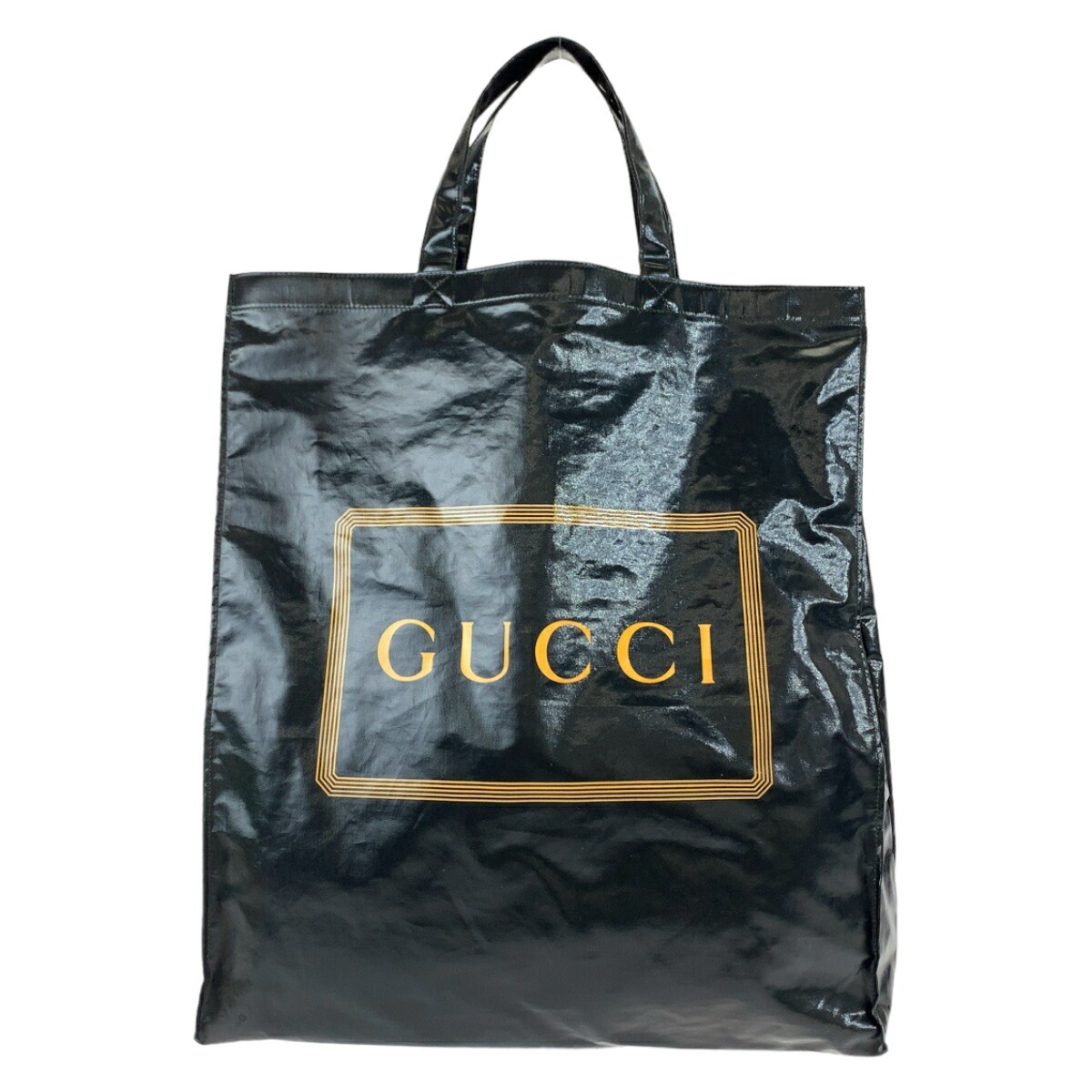 楽天市場】超美品 GUCCI グッチ ブラック イエロー コーティング