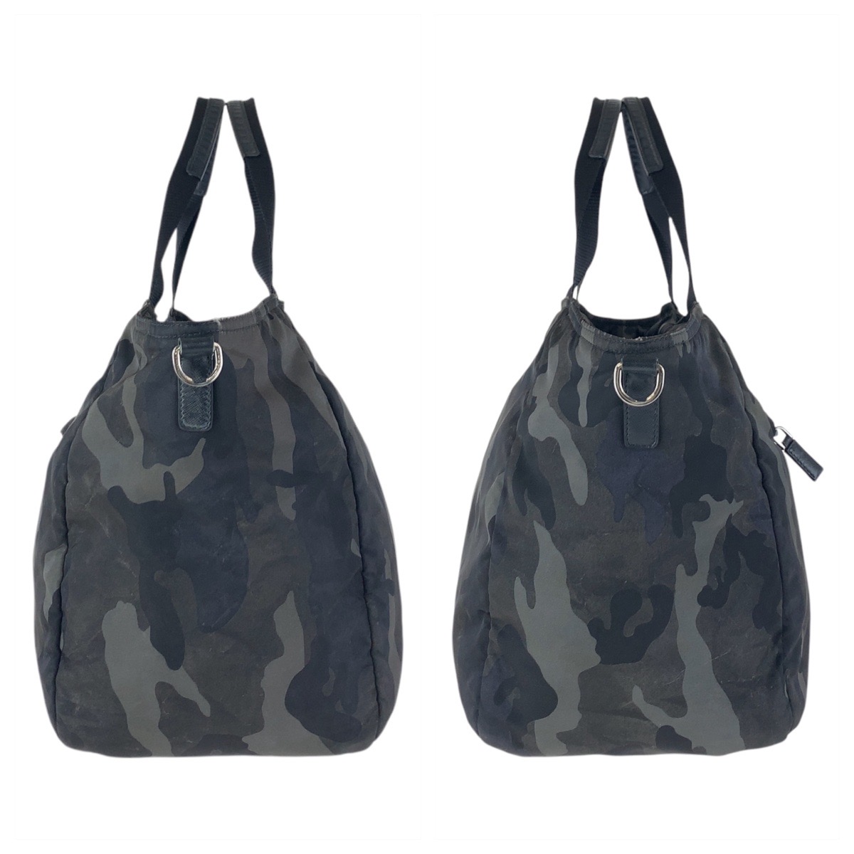 楽天市場】美品 PRADA プラダ テスート カモフラ 三角ロゴプレート