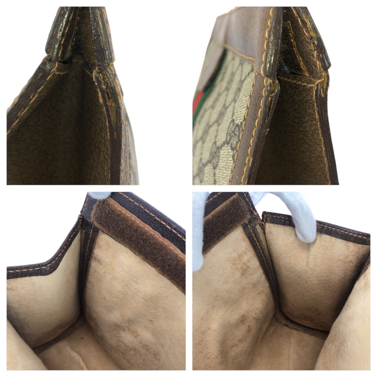 楽天市場】GUCCI グッチ ヴィンテージ オールドグッチ シェリーライン