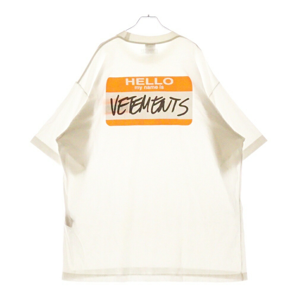楽天市場】VETEMENTS(ヴェトモン) サイズ:S 21AW Hello My name is