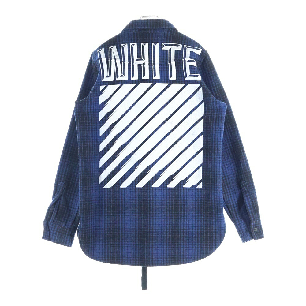 楽天市場】off-white オフホワイト チェックシャツの通販