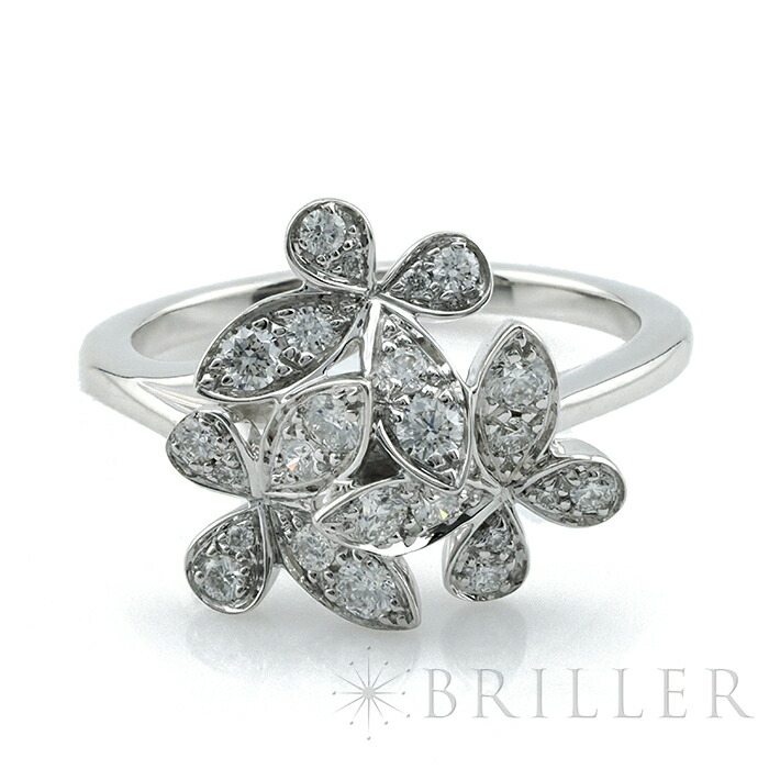 楽天市場】グラフ トリプル パヴェ バタフライ ダイヤモンド ミニ