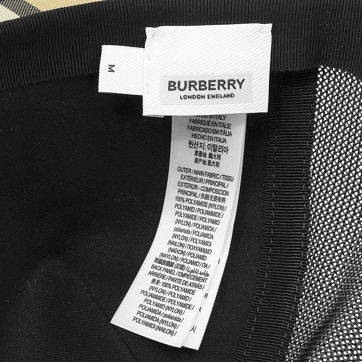 楽天市場】バーバリー キャップ BURBERRY チェックアンドメッシュ