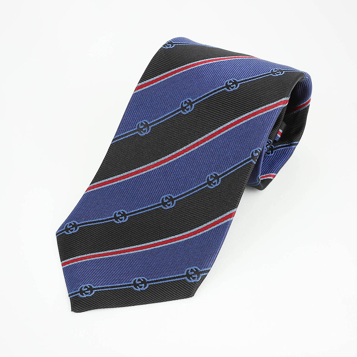 楽天市場】グッチ ネクタイ GUCCI 499696 4B002 4074 メンズ ネイビー