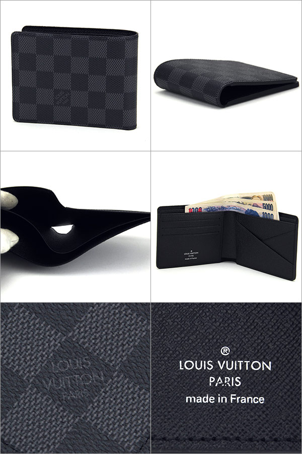 楽天市場】ルイヴィトン 2つ折り財布 Louis Vuitton ダミエ・グラ
