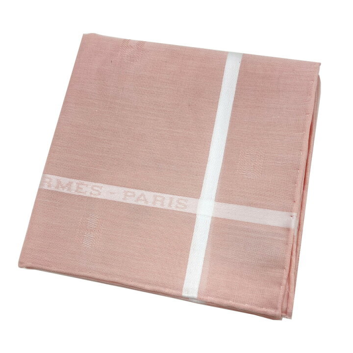 楽天市場】HERMES エルメス ハンカチ H182036G チーフ 09ピンクローズ