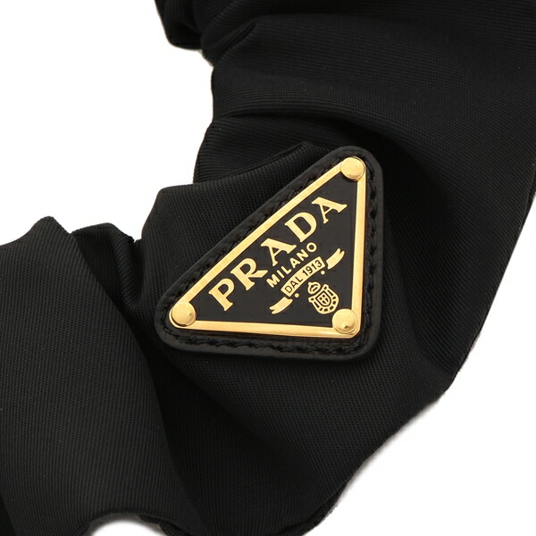 楽天市場】プラダ ヘアアクセサリー リナイロン シュシュ ブラック