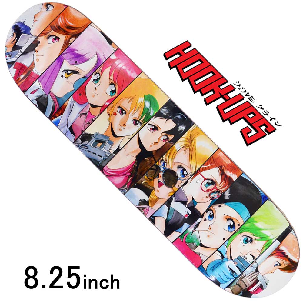 楽天市場】8.25インチ フックアップス スケボー デッキ 板 Hook Ups