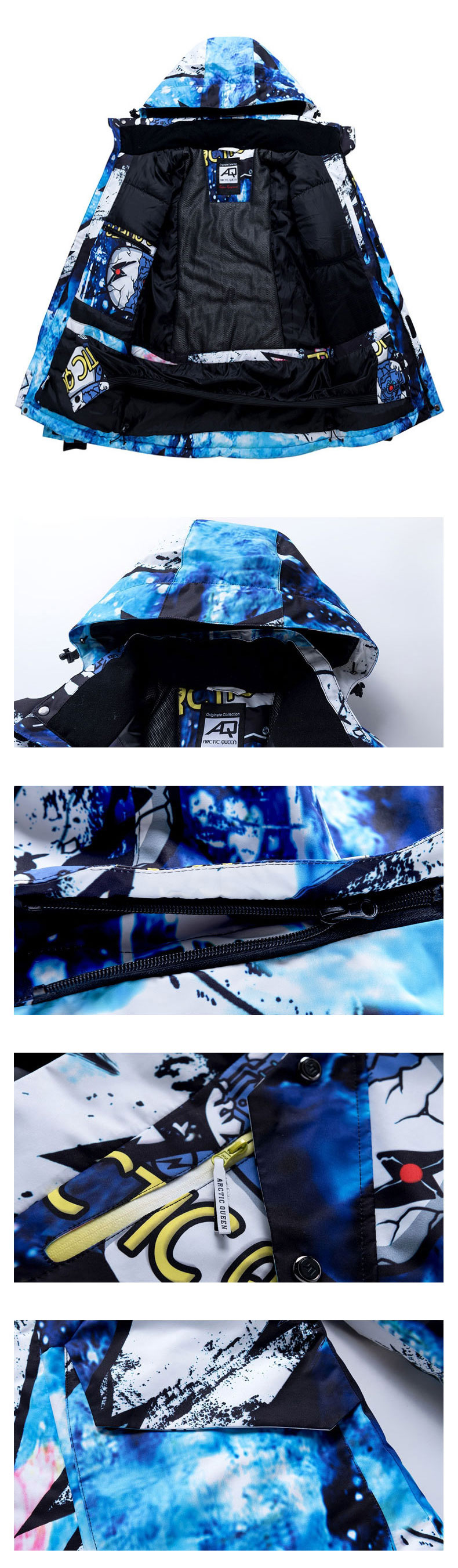 楽天市場】ジャケット＆パンツセット メンズ スキーウェア 防寒