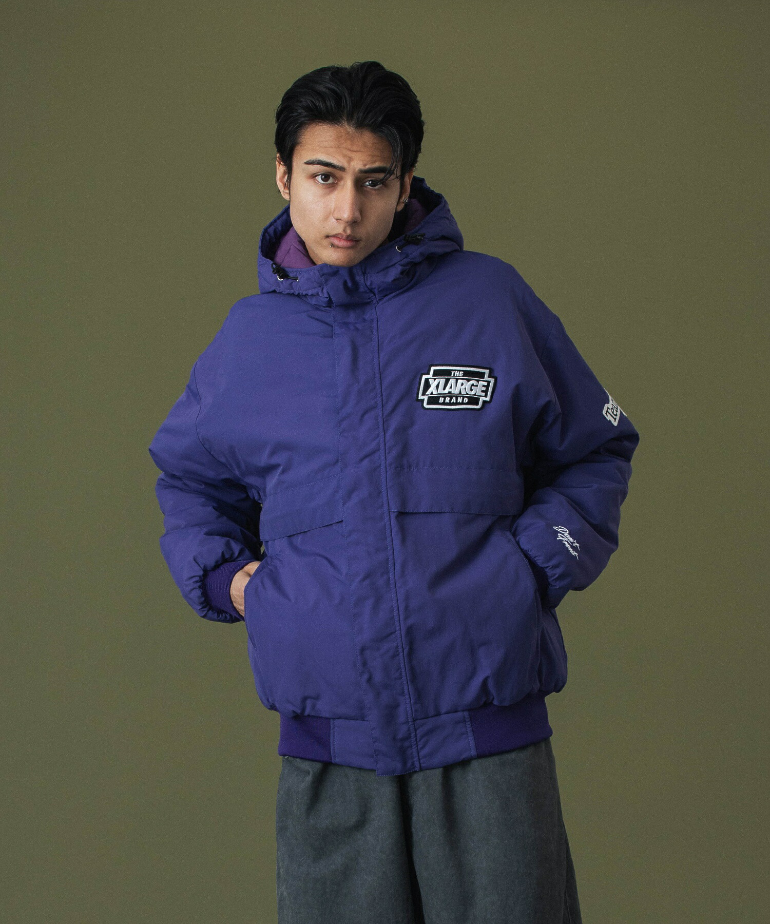 楽天市場】【公式】XLARGE エクストララージ NYLON PUFFER JACKET