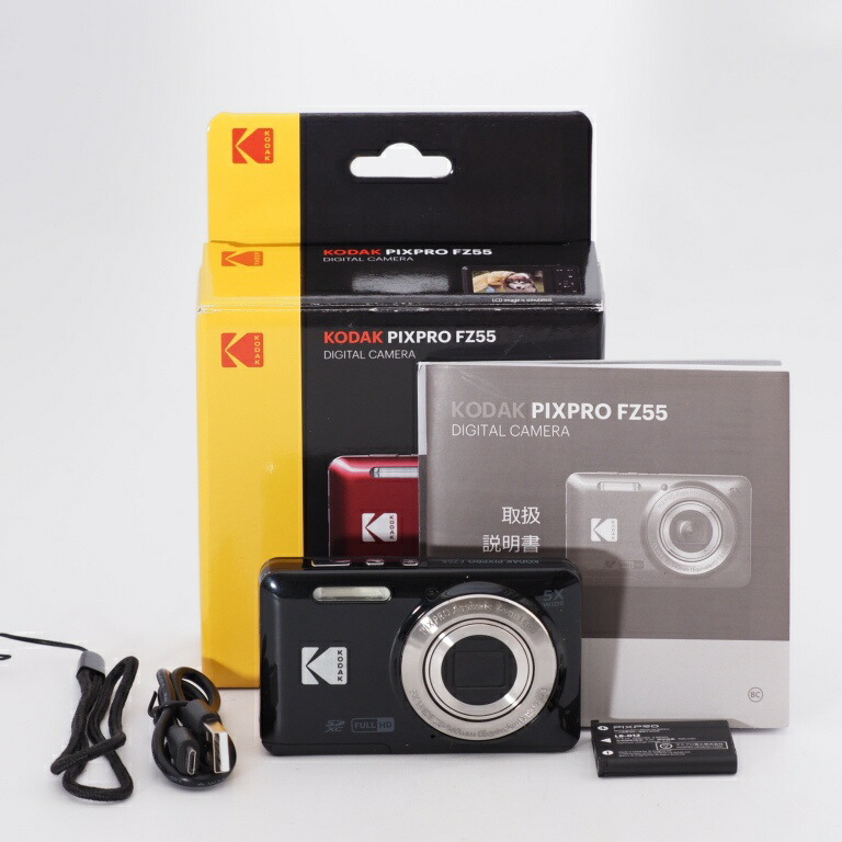 楽天市場】KODAK (コダック) PIXPRO FZ55-BK 16MP コンパクトデジタル