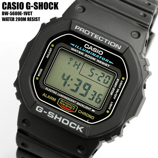 楽天市場】CASIO カシオ Gショック G-SHOCK 腕時計 dw-5600e-1 G-SHOCK