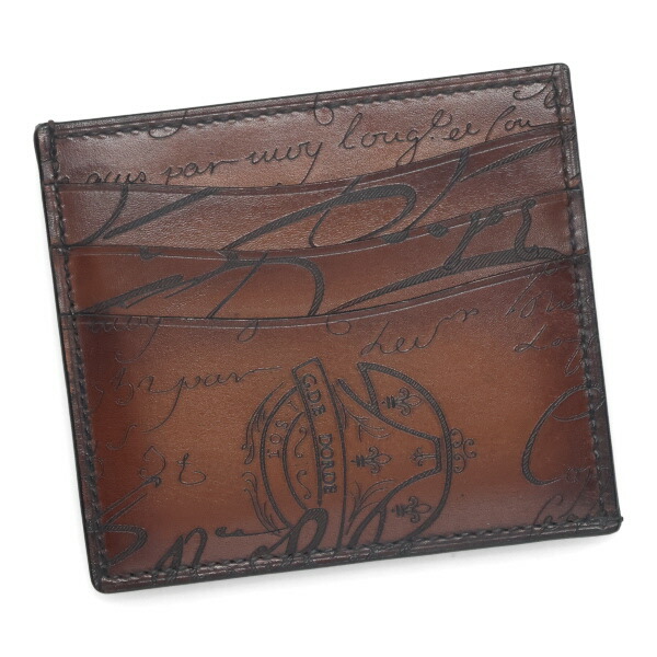 ベルルッティ Berluti カードケース 名刺入れ カリグラフィ レザー