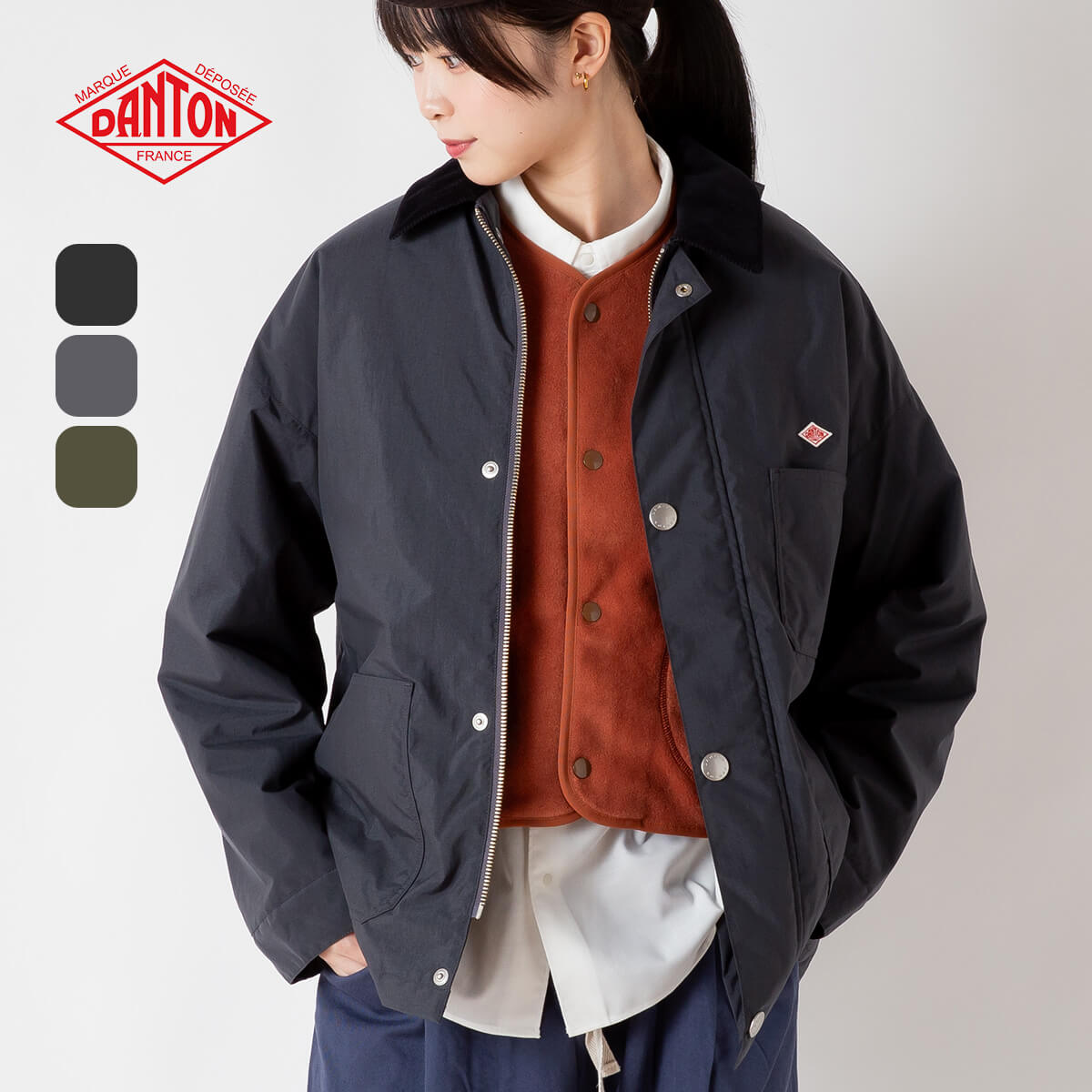 楽天市場】【正規取扱店】 ダントン カバーオールジャケット ナイロン