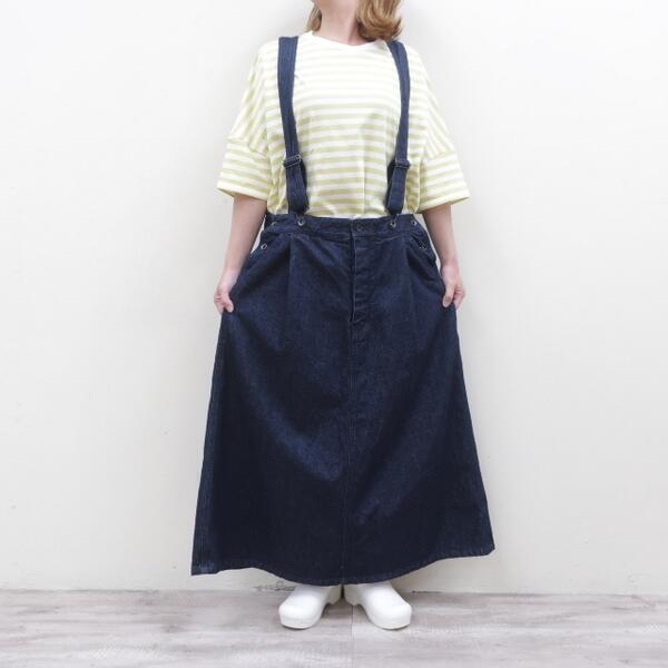 楽天市場】Veritecoeur デニムJPスカート (デニムジャンパースカート