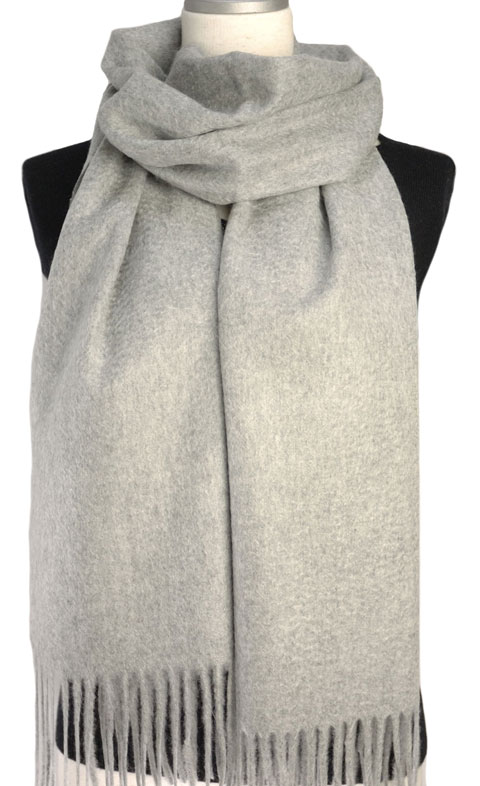 楽天市場】カシミヤ マフラー カシミヤ100％マフラー（グレー