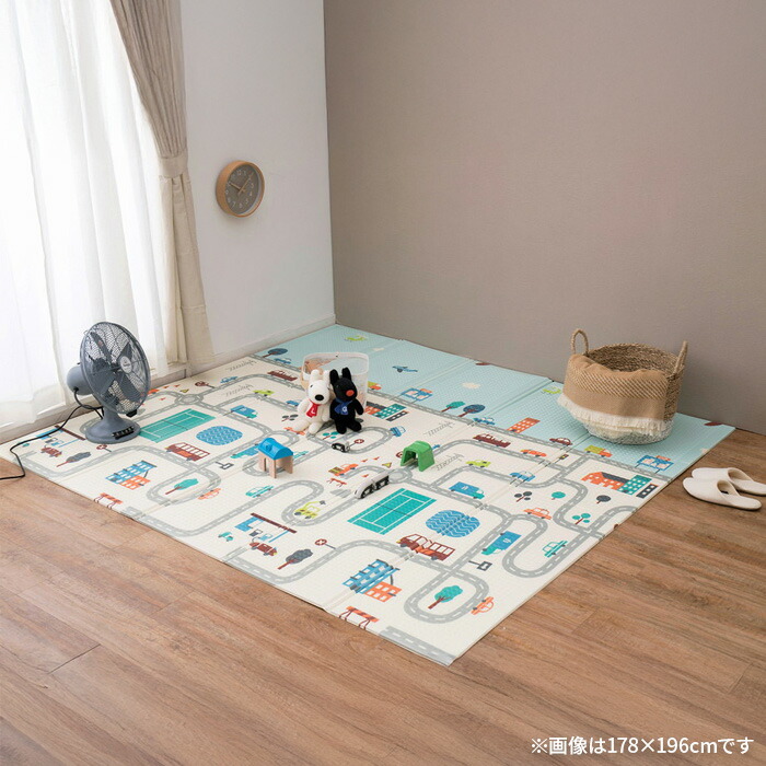 楽天市場】プレイマット 折りたたみ エクスロード 118×176 cm サッと