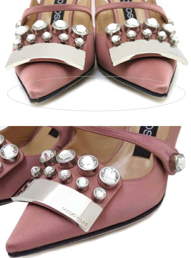 楽天市場】sergio rossi sr1 スリングバック パンプス サテン