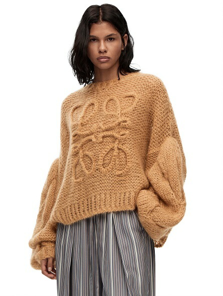 楽天市場】LOEWE アナグラムセーター(モヘア) パープル S '23年SS