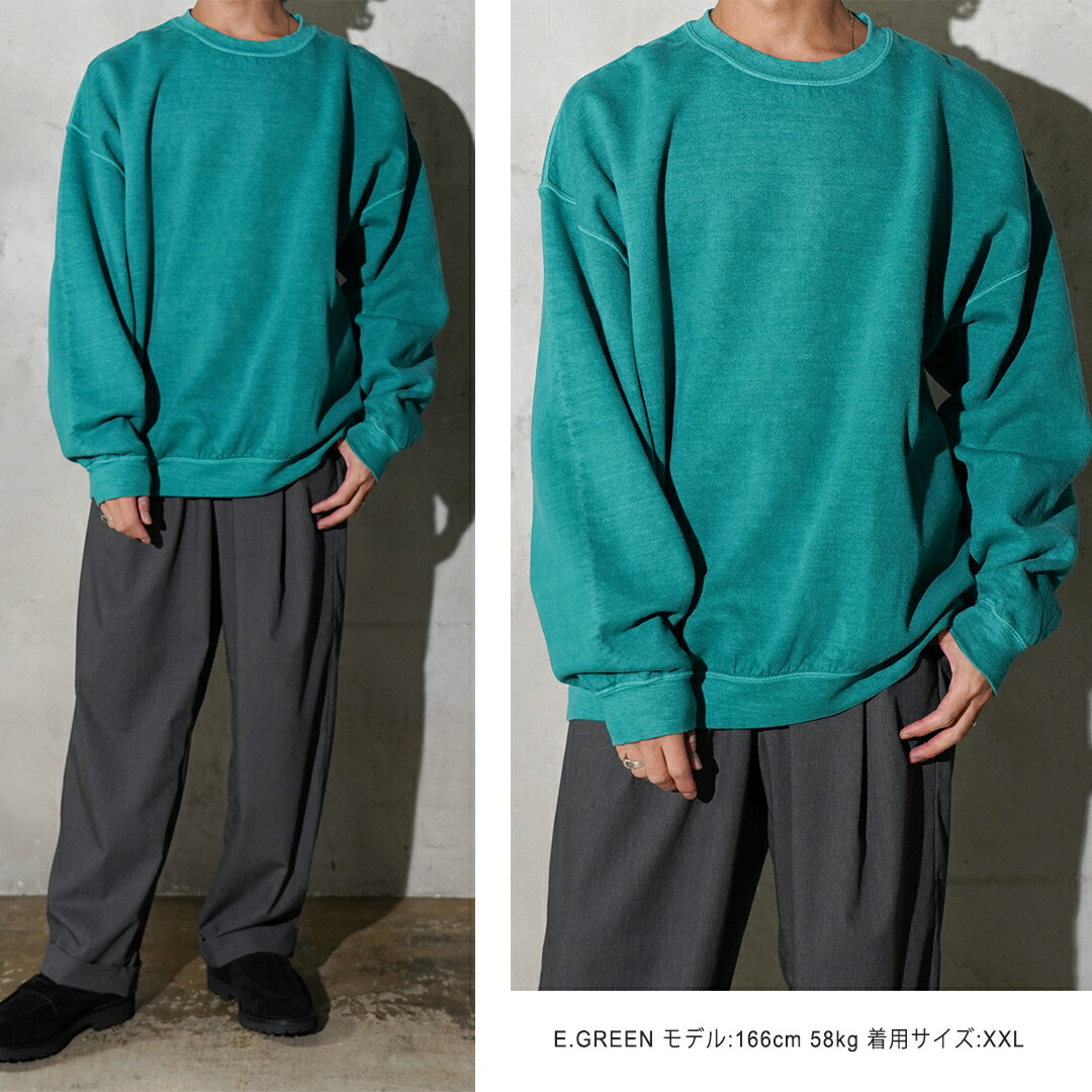 楽天市場】【TOWNCRAFT / タウンクラフト】90S PIGMENT CREW SWEAT