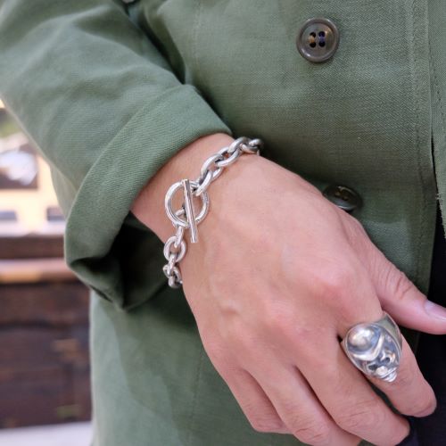 楽天市場】mollive HeavyOZ AZUKI CHAIN BRACELET L : C-G