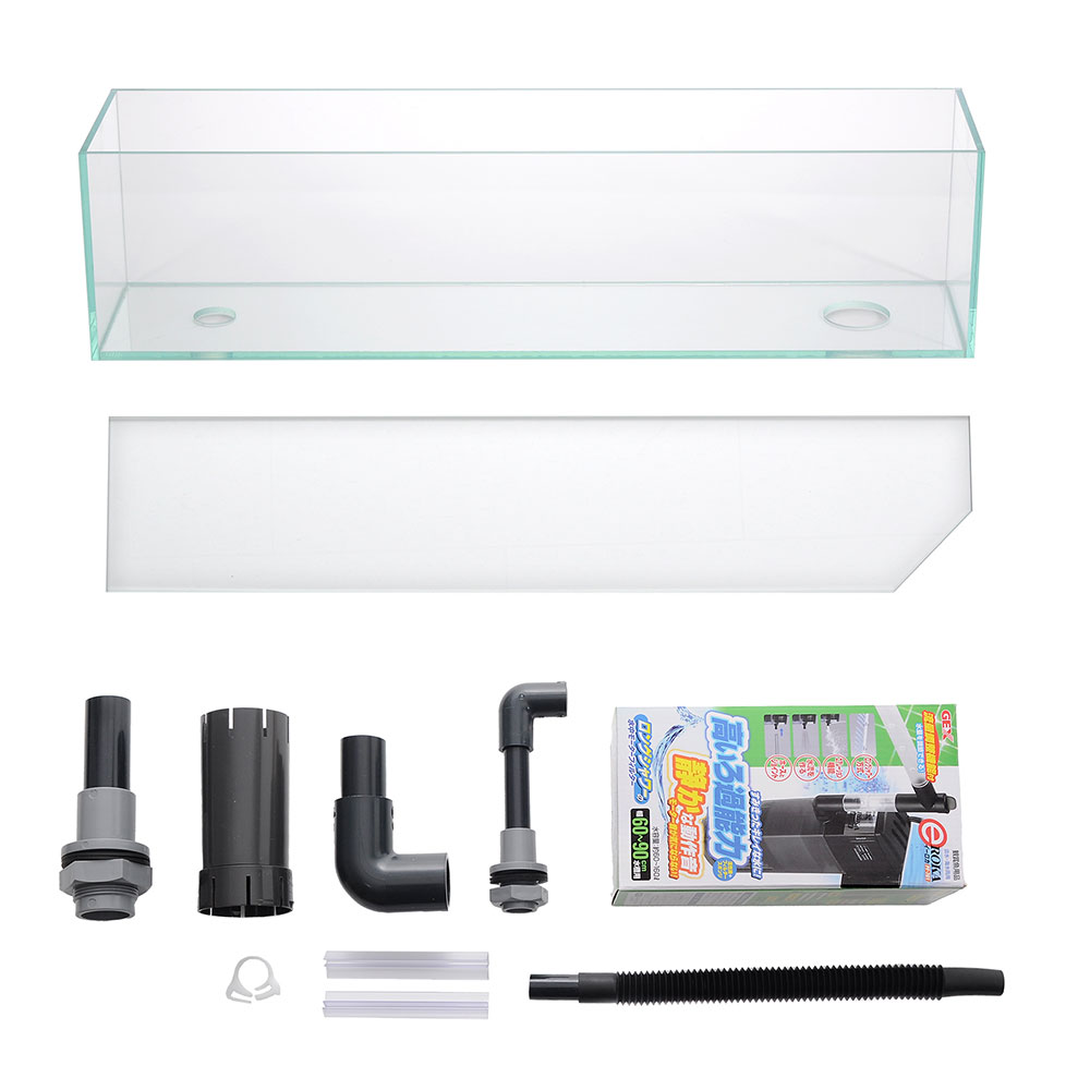 楽天市場】JUN V3ポンプ付きスレンダー 600 60cm水槽用