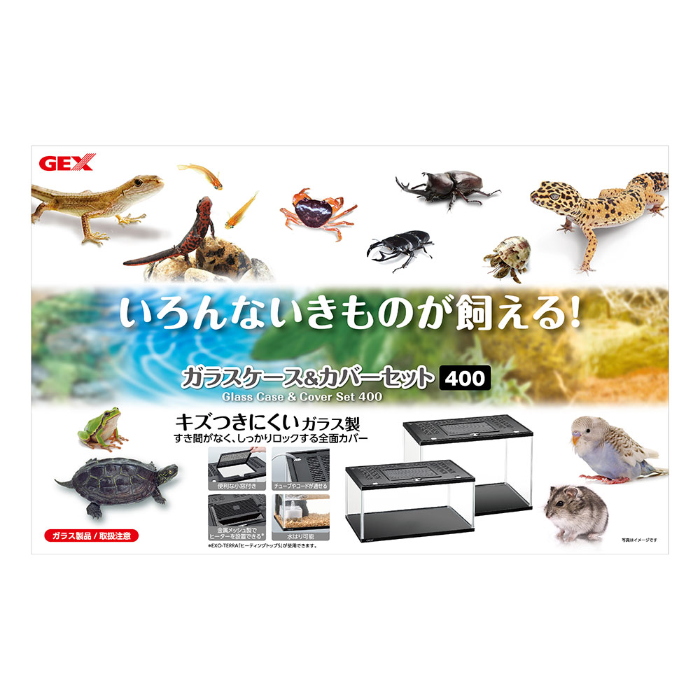楽天市場】GEX ガラスケース＆カバーセット 400High 関東