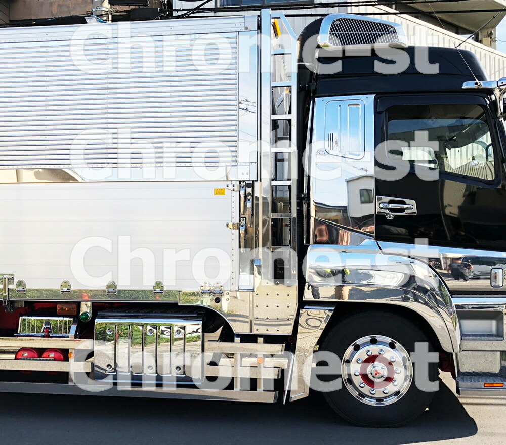 楽天市場】FUSO 17スーパーグレート マフラーカバー☆高級クローム